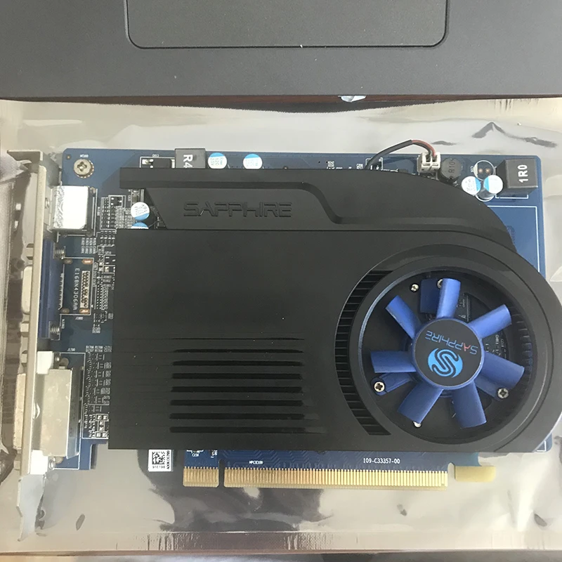 Видеокарты SAPPHIRE HD 6570 2 Гб GDDR3 для AMD, графическая карта GPU Radeon HD6570, офисный компьютер для AMD карты HDMI, б/у оригинал-1