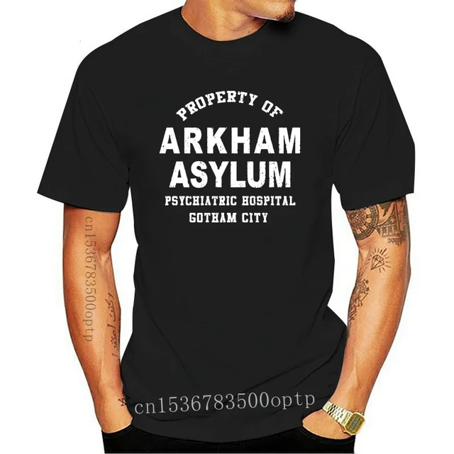 Camiseta de Arkham Asylum para hombre, camisa de Tv Insane, novedad, 020470  - AliExpress