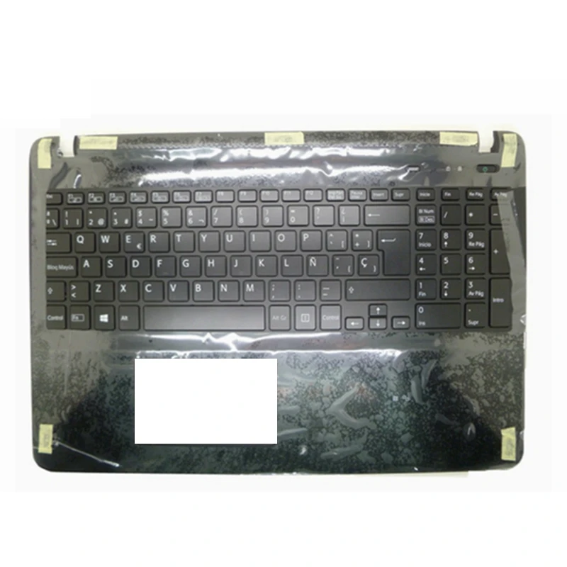 SP new laptop keyboard for sony Vaio SVF15 SVF152 SVF153 FIT15 SVF151 SVF1541 SVF15E Spanish keyboard with Palmrest Cover - Цвет: KBSNSVF152-B