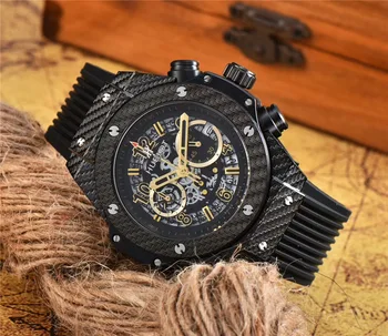 

HUBLOT Luxury Brand quartz Mens Watches Quartz Watch Stainless Steel Strap men's wristwatch classic business dress men's watch