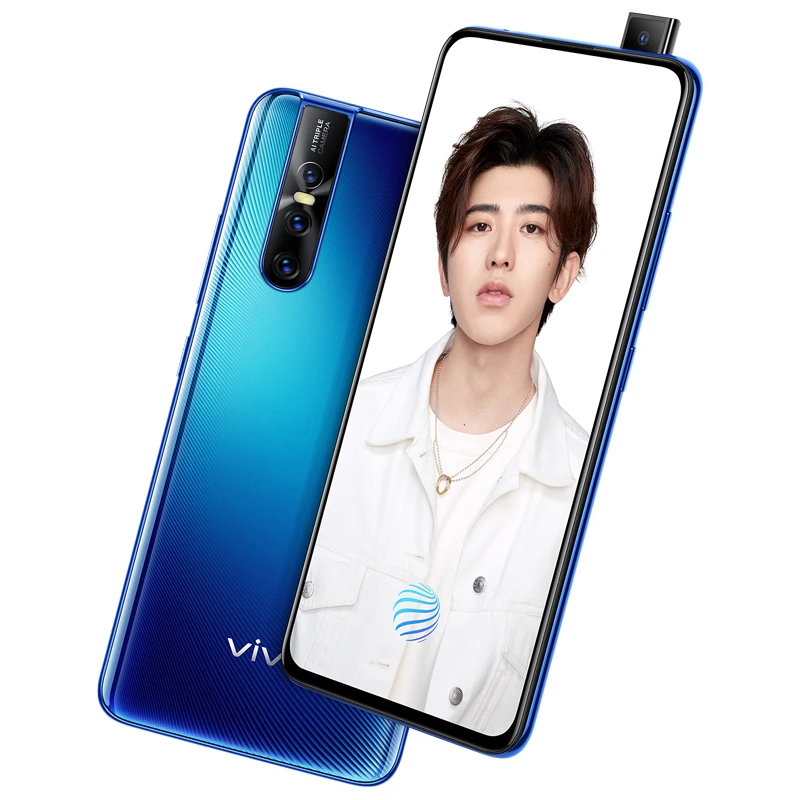 Мобильный телефон Vivo S1 Pro 4G LTE Snapdragon 675 Android 9,0 6,3" 2340X1080 6 ГБ ОЗУ 256 Гб ПЗУ 48.0MP+ 32.0MP отпечаток пальца