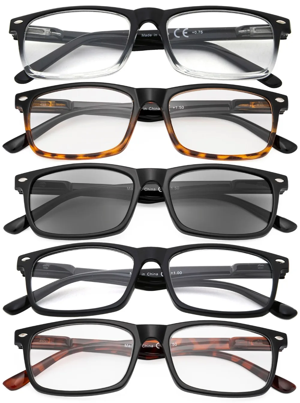 R899X Eyekepper мужские очки для чтения-5 пар ридеров для мужчин-включает очки для чтения