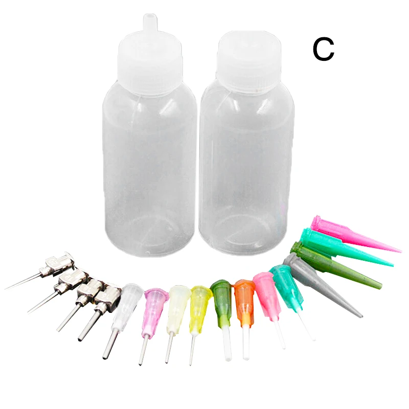 1 Set DIY Henna Paste Bottle Nozzle Tips Kit Applicator Drawing for Body Art Paint Making Tool Set Tattoo Accessories New