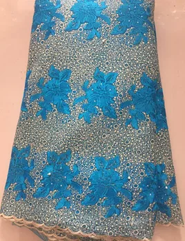 

french lace fabric african lace fabric 2020 high quality lace net Lace Embroidery French Tulle Lace Fabric For Wedding SLL3159