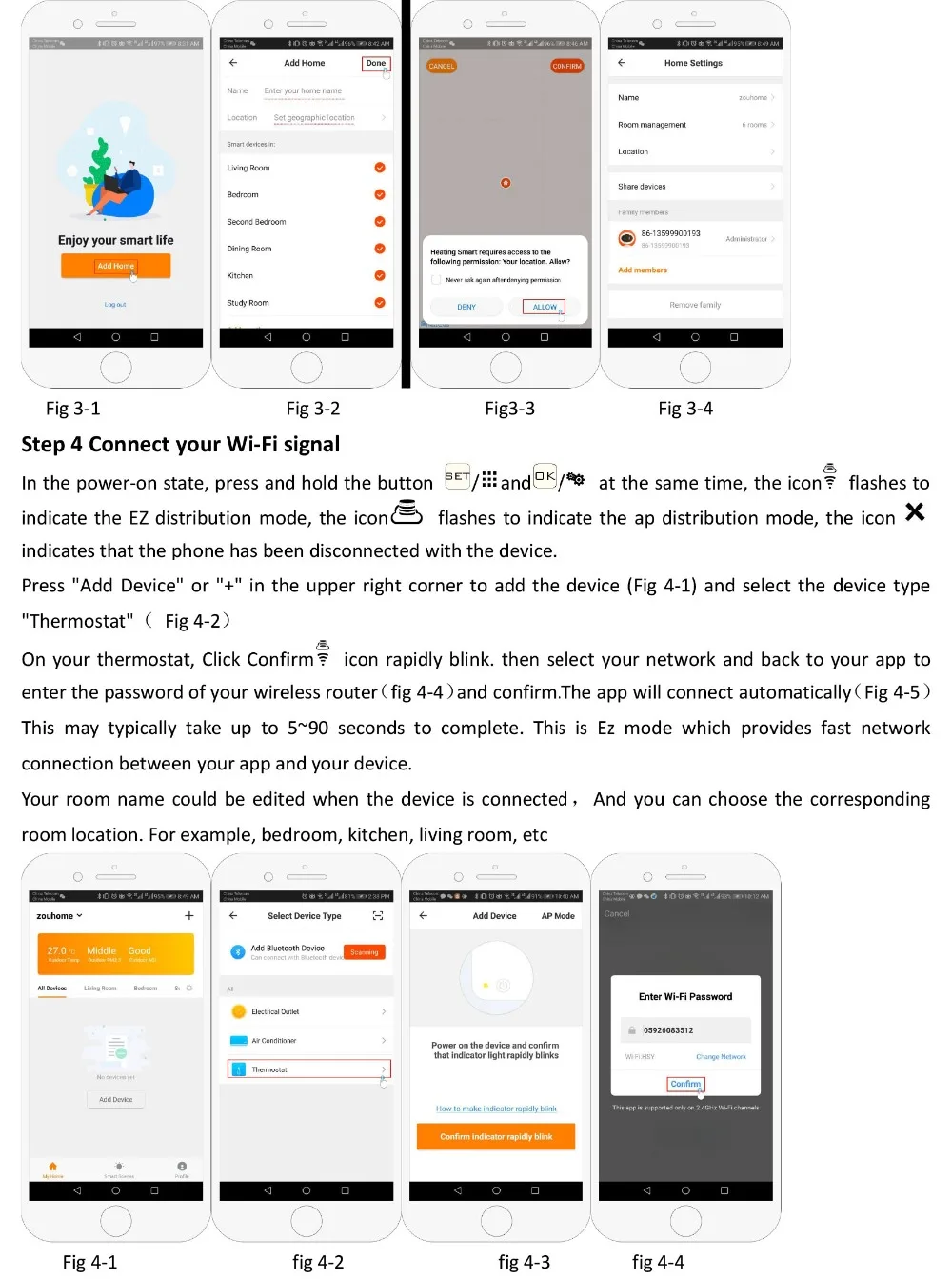 Tuya WIFI APP Download And Sign Up And Pair Thermostat-2