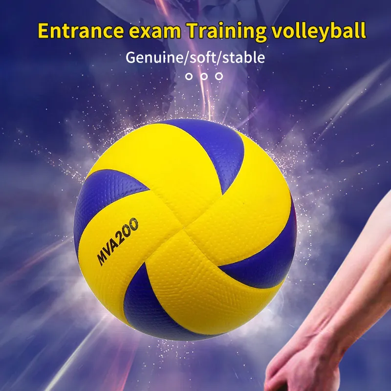 

PU Official Match Volleyballs Size 5 Soft Touch Volleyball High Quality Balls Portable Training Equipment Indoor Volleyball Game