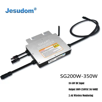 

200W 250W 300W 350W PV Smart Micro inverter IP65 MPPT Grid Tie Inverter Input 18-50VDC to 100V-240VAC with monitoring Collector