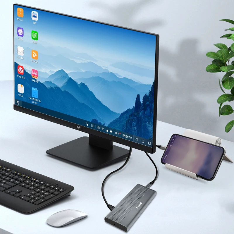 Tipo px c3.1 usb c docking station com m.2 sata ssd gabinete portátil docking station para ipad macbook pro acessórios usb c hub-2