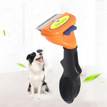 

Pet Hair Removal Comb Dog Short Medium Hair Brush Handle Grooming Brush Accessories Comb Grooming Tool