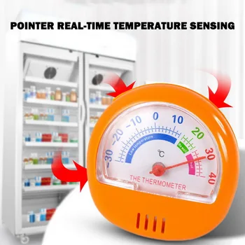 

Monitor Gauge 1pc Large Dial Fridge Freezer Thermometer Refrigerator Temperature Monitor Gauge No Power And Battery Required