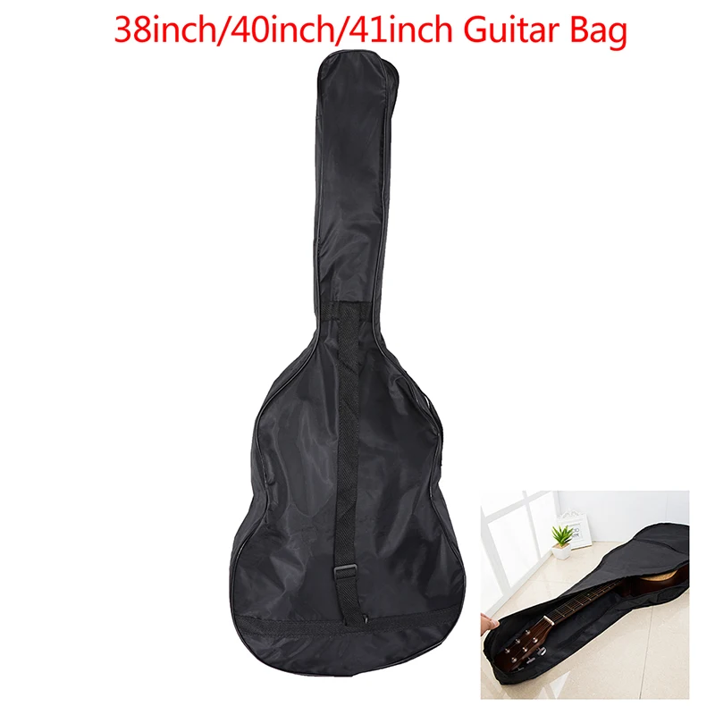 38/40/41 Inch Oxford Fabric Guitar Case Gig Bag Double Straps Padded 0.20 inch