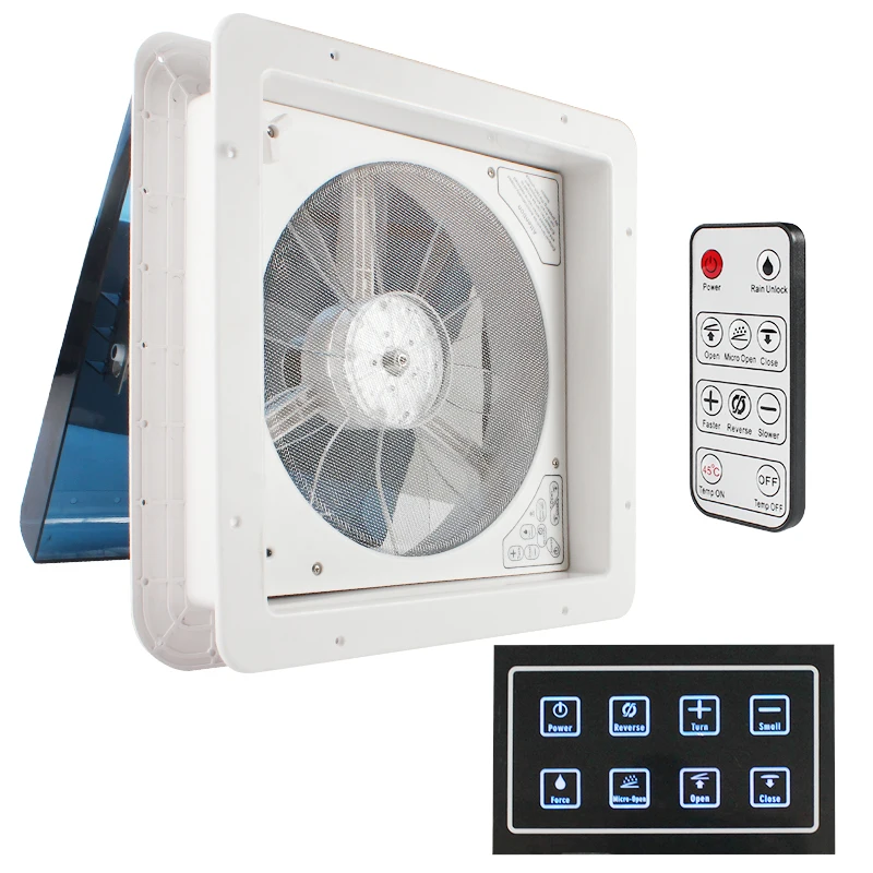 PROD 32854606203 14'' CE Electric Control Detachable Net Caravan
Accessories Motorhomes Vents 12 Volt Fan Wamper RV Window Recreational
Vehicle