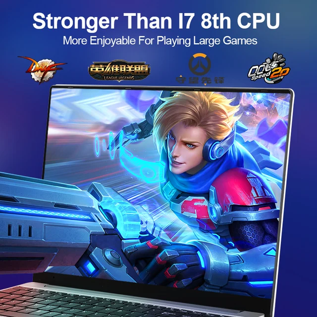 15.6 inch Gaming Laptop Intel Core i7-6560U 8G/16G RAM 1TB/128G/256G/512G SSD Notebook Computer Laptop IPS Display Ultrabook 2