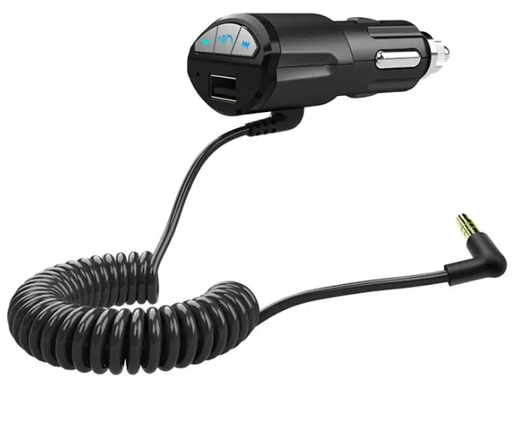 По DHL или FedEx 20шт автомобильный комплект громкой связи Bluetooth 3,0 A2DP 3,5 мм AUX стерео аудио музыкальный приемник адаптер USB зарядное устройство BC10