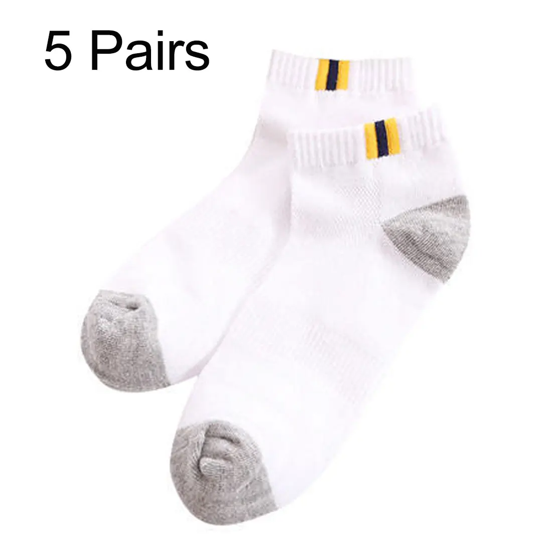 5 5 Pairs Non-Slip Socks Men Socks Soft Cotton Male 3D Socks Hollow Breathable Summer Socks for Men - Цвет: 5