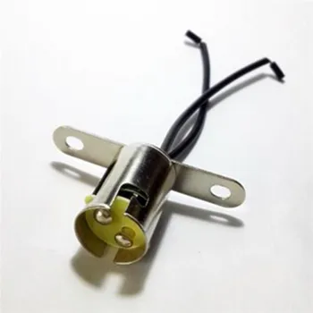 

5pcs/set Lamp Holder BA15D Bulb Socket Single Dual Contact Bulb Lamp Holder with Wire Light Fixture