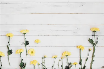 

SHUOZHIKE Vinyl Custom Photography Backdrops Props Flower and Wood Planks theme Photo Studio Background 20212-5866