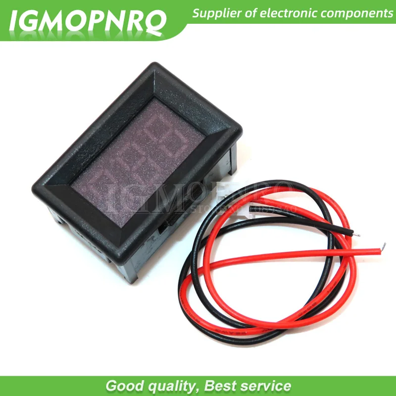 1pcs Two Wires Mini Digital Voltmeter Voltage Tester LED Display DC 2.5-30V Meter with Reversal Protection High Quality | Электронные