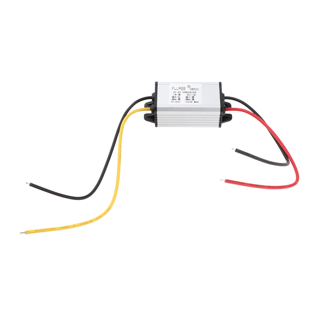 DC Converter 20-60V Stepdown To 12v 3A 36W Car Power Supply Module#2