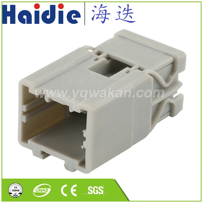 

Free shipping 5sets 6pin male auto plug wiring harness plug unsealed plastic connector 6098-0246
