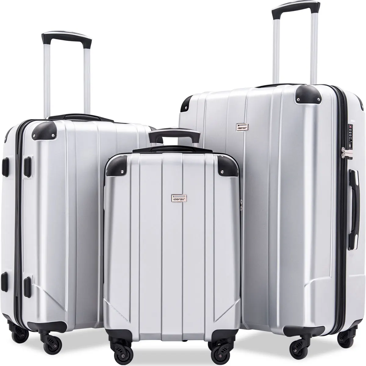 

Luggage Sets with TSA Locks, 3 Piece Lightweight travel bags for women 180821214