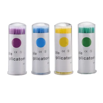 

100Pcs/lot Durable Micro Disposable micro brush Individual Lash Removing Tools Swab Micro brushes Eyelash Extension Tools