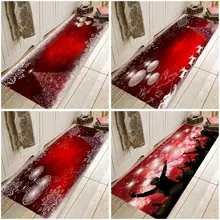 Рождественский коврик с изображением дерева Рождественский подарок коврики для прихожей и коврики для Спальня Гостиная коврик для кухни, ванной, Противоскользящие коврики