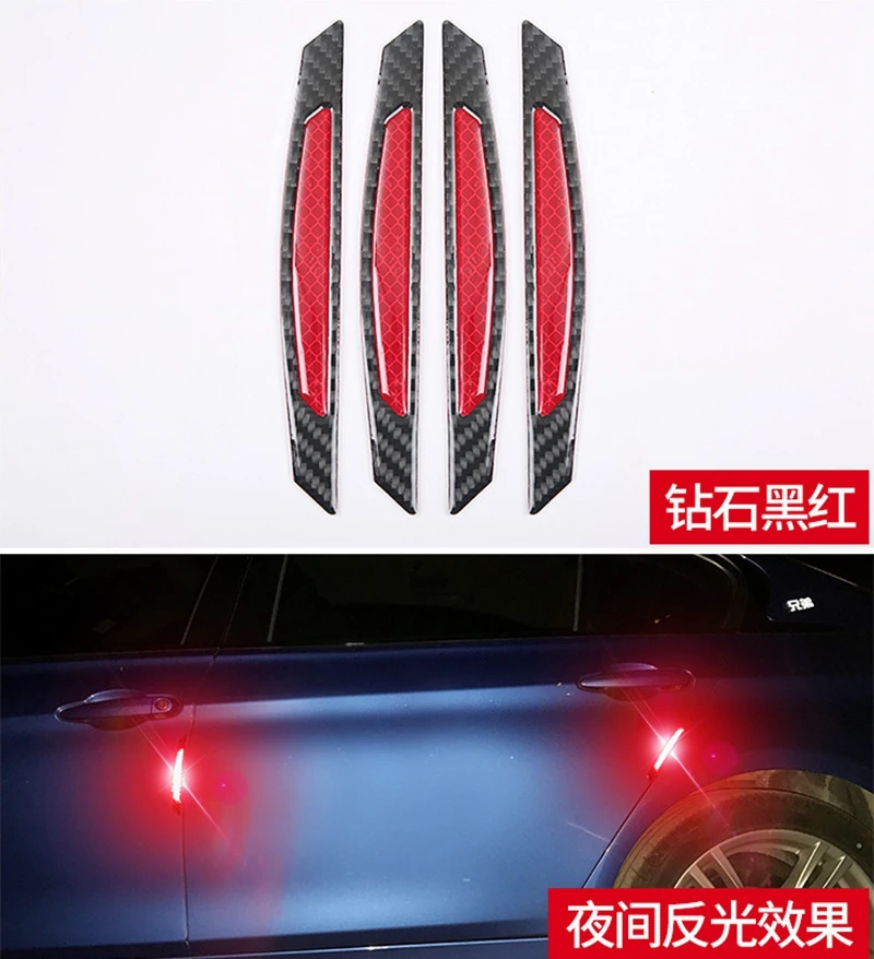 Автомобильные аксессуары 4 шт. автомобильная Защита от царапин наклейка против