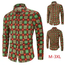 Осенняя мужская хлопковая гавайская рубашка с длинными рукавами модная повседневная одежда в английском и американском стиле в японском стиле