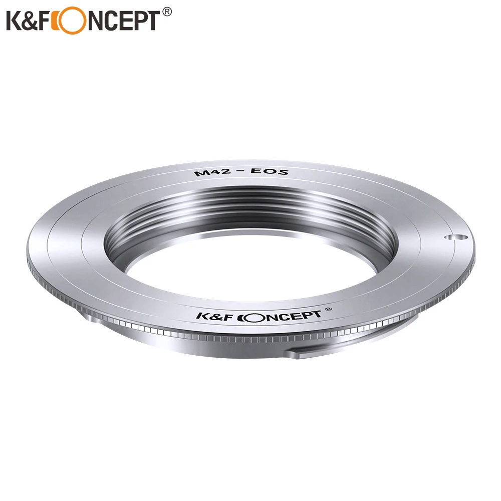 K & F CONCEPT for M42 Lens to EOS EF mount Adapter Ring of Metal подходит для винтовое крепление объектива Canon