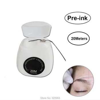 

65 ft Brows Mapping Strings Pre-Ink Microblading Eyebrows Positioning Tools 20M Location Line with Color PMU kit Bamboo Charcoa