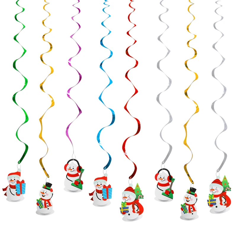 Рождественская гирлянда для развешивания Санта-Клаус подвеска-снеговик рождественские украшения для дома navidad Рождественский орнамент natal - Цвет: 3
