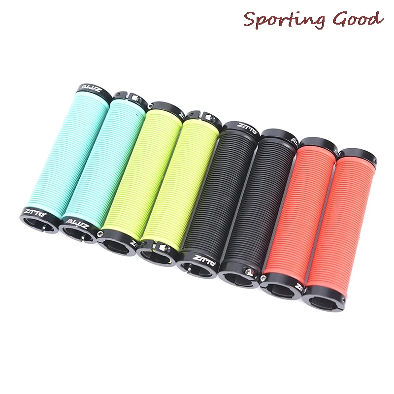 MTB Handlebar 1Pair Grips Silicone Gel Lock On Anti Slip Grips For MTB Folding Bike Bicycle Parts AG15