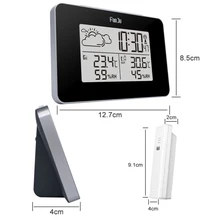 Цифровой будильник Повтор температуры погоды термометр гигрометр датчики