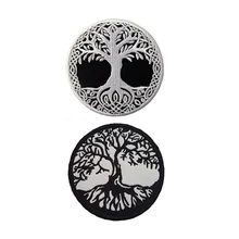 Yggdrasil – Badge brodé l'arbre de vie en nordique, Badge à coudre sur l'emblème