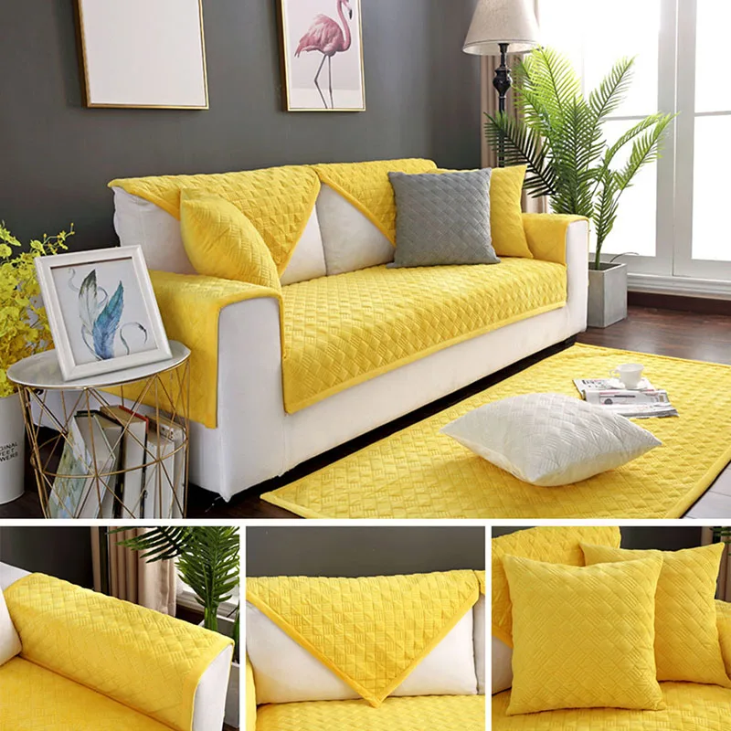 Чехол для дивана из бархата, полиэфирное волокно, чехол для дивана, устойчивый чехол для дивана, европейский стиль, чехол для дивана, полотенце для гостиной