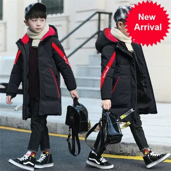 

Winter -30 Degree Children'S Jacket Boy Clothes Warm Down Cotton Jacket Long Hooded Coat Waterproof Thicken Kids Parka Outerwear