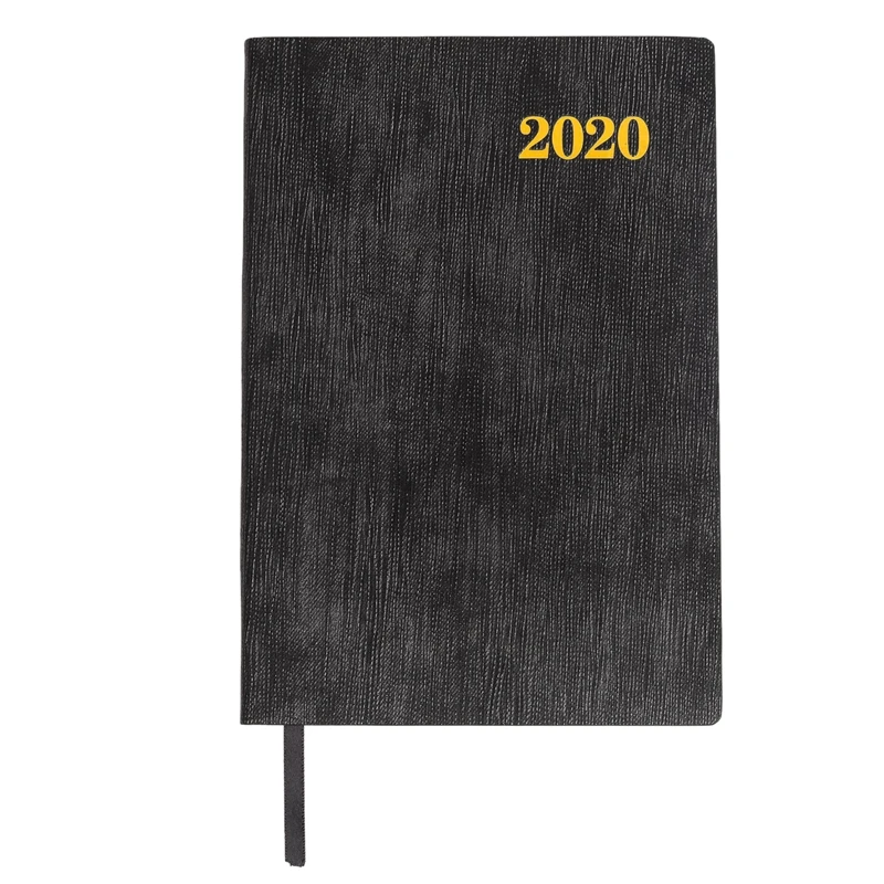Calendar Cover Diary Notebook Pure Color Pocket DIY Weekly Schedule Planner |
