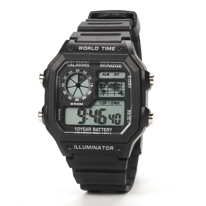 2021 new Military Digital Watches Men Sports Luminous Chronograph Waterproof Male Electronic Wrist Watches Relogio Masculino 