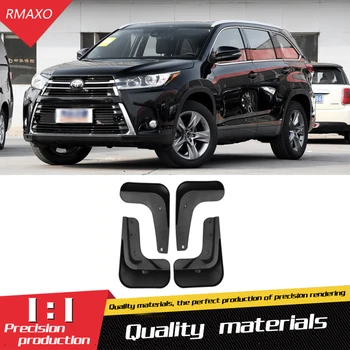 

For Toyota Highlander 2014-2019 Mudflaps Splash Guards Front With the color and rear Mud Flap Mudguards Fender Modified special