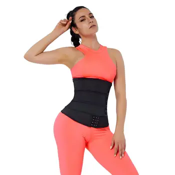 

Feelingirl New Waist Trainer 100% Latex Waist Trainer Body Shaper Workout Trimmer Belt Plus Size Colombian Girdles Waist Shaper