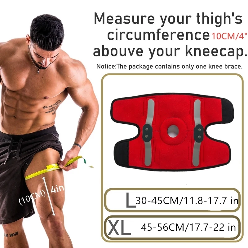 Knee Joint Brace Support Adjustable Breathable Protector Knee Stabilizer Kneepad Strap Patella  Orthopedic Arthritic Guard Pad