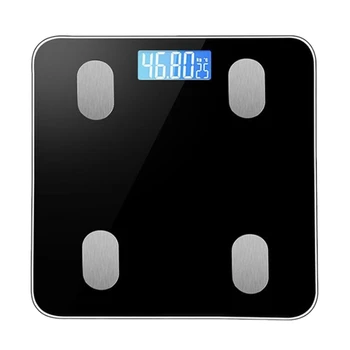 

11X11 Inch Digital Weight and Body Fats Scale, Bluetooth Bathroom Scale with High Accuracy, 400Lbs