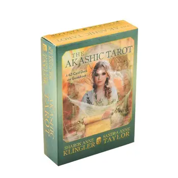 

The Akashic Tarot 62 Cards Deck and Guidebook Read Fate Family Party Board Game Oracle Playing Cards