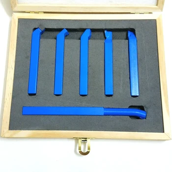 

Hot Sale 6Pcs 10mm Carbide Tip Tipped Brazed Cutter Tools Bit Milling Set for Metal Lathe Tools