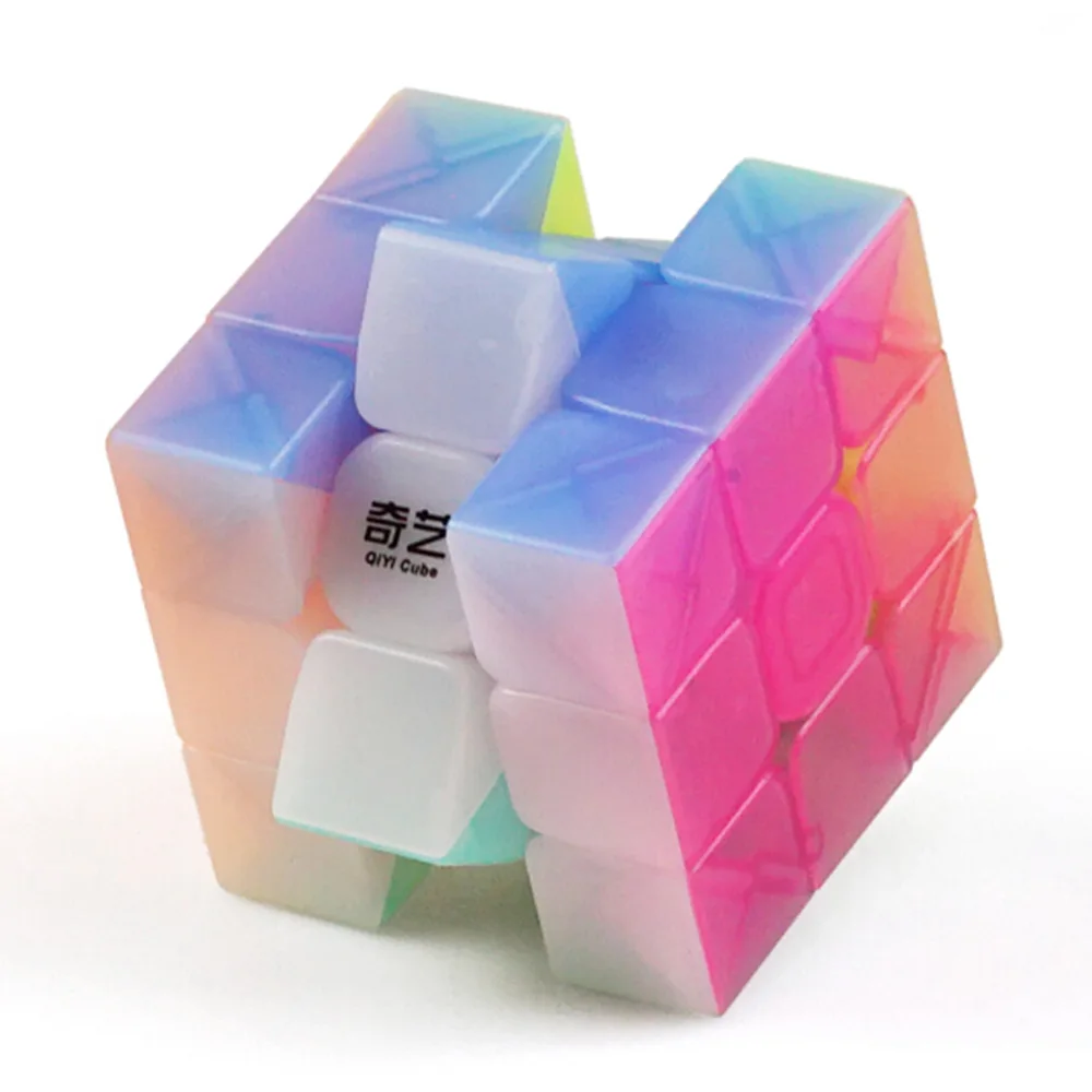 IQ-Cubes QiYi Warrior W/S/Jelly 3x3 куб высокоскоростной куб головоломка магические профессиональные обучающие кубики magicos детские игрушки