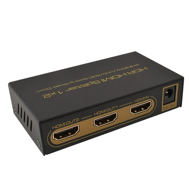  Ultra HD HDMI di Un Due A Due-In-1 Out 4K3D Video Splitter Supporta Uscita Simultanea di Due risolu