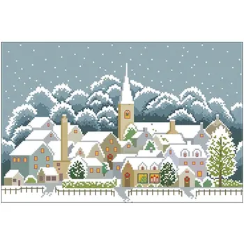 

Olympus Four Seasons-Winter Counted Cross Stitch 11CT 14CT 18CT DIY Chinese Cross Stitch Kits Embroidery Needlework Sets