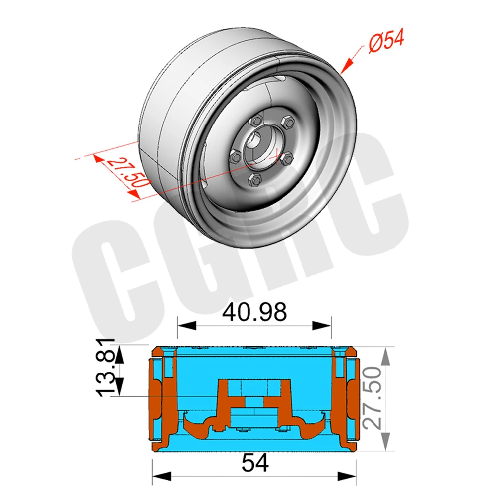 4 шт. Металл 1,9 дюймов классический обод ступицы колеса Beadlock для 1/10 RC Гусеничный автомобиль TRX4 RC4WD D90 осевой SCX10 VS4-10 JIMNY GEN8