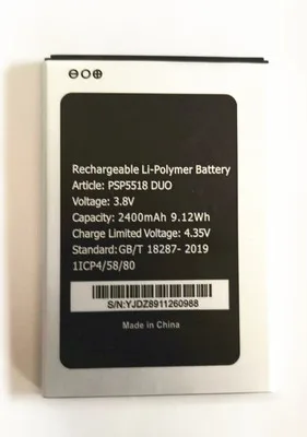 New Original 2400mAh PSP5518 DUO Battery For Prestigio PSP5518DUO Muze X5 X 5 Lte Mobile Phone with phone stander for gift